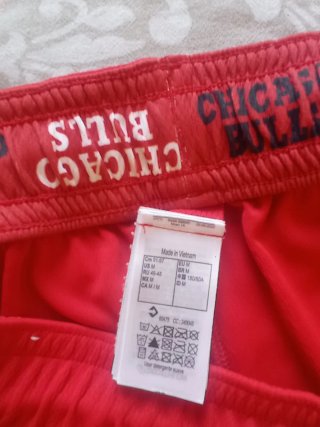 Pantaloncini NBA Chicago Bulls Uomo Rossi taglia M