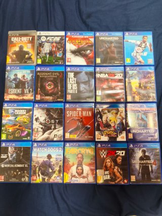 Lote de Videojuegos PS4 compatible con ps5.