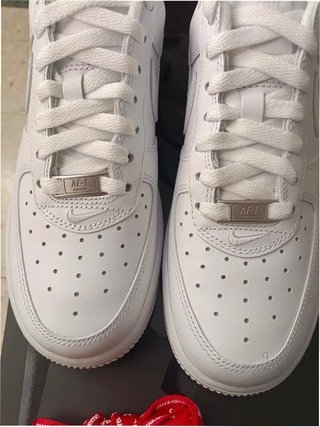 Nike Air Force 1 Low Supreme Blanco Talla 38.5