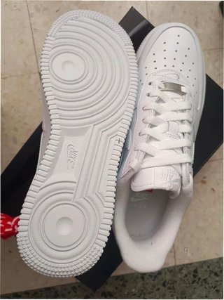 Nike Air Force 1 Low Supreme Blanco Talla 38.5