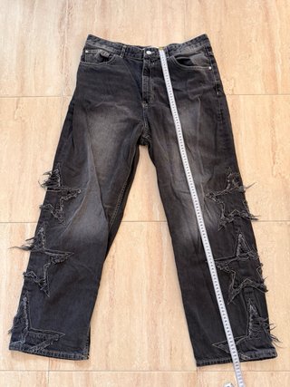 Pantalones Bershka Negros Talla L Estrellas