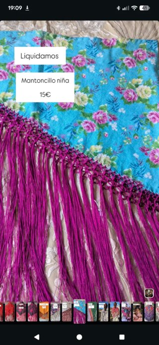 Mantoncillo niña 15€