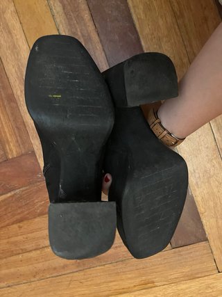 Botines negros con plataforma
