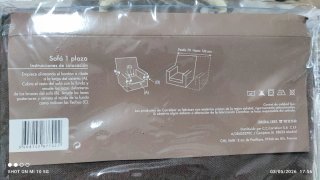 Funda de Sofá Tex Home 1 Plaza Marrón