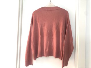 Cárdigan Stradivarius Rosa Rombo Talla M
