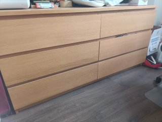 Cajonera Ikea Malm 2x3 Cajones Madera