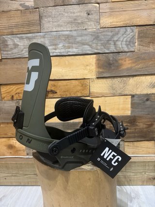 Fijaciones Snowboard Union Force L Verde Militar