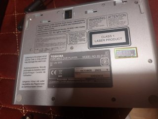 DVD Portátil Toshiba
