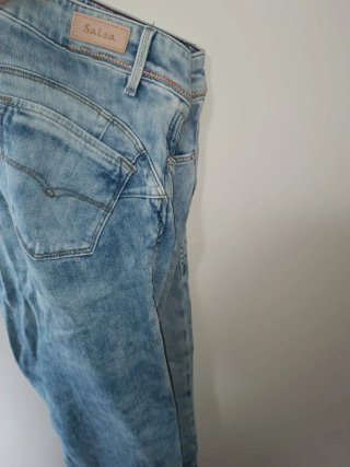 Pantalón Vaquero Salsa Azul Desgastado