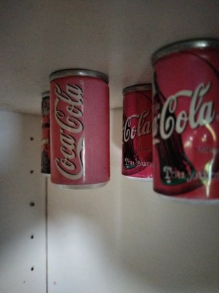 Lote 6 Mini Latas Coca-Cola Vintage Navidad