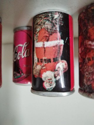 Lote 6 Mini Latas Coca-Cola Vintage Navidad