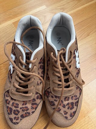 Deportivas NK Marrones y Leopardo