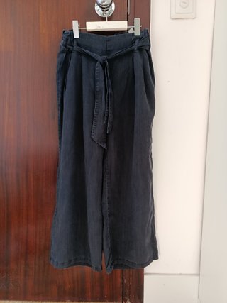 Pantalones Zara negros anchos talla 11-12