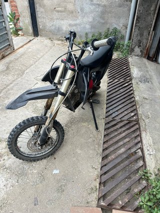 Pit Bike 125cc Negra Motocross