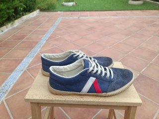 Zapatillas El Ganso Azul y Rojo