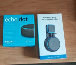 Amazon Echo Dot 3ª Gen Nero + supporto