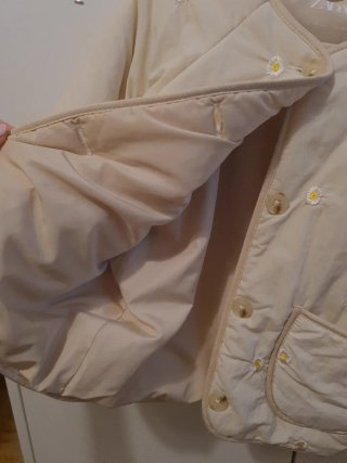 Chaqueta acolchada Zara niña flores