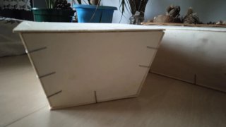 2 Caja de madera para plantas