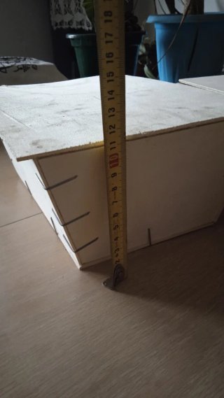 2 Caja de madera para plantas