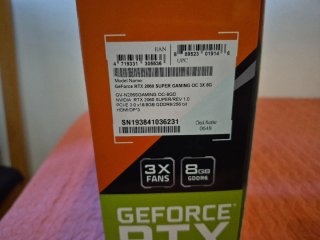 Gigabyte RTX 2060 Super 8GB Gaming OC
