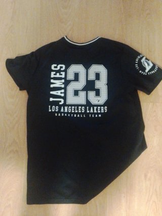 Camiseta Los Angeles Lakers Negra