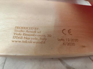 Bici de madera para niños