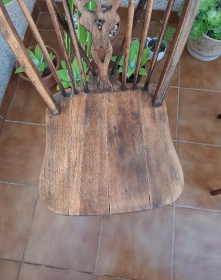 Juego de 2 Sillas Windsor de Madera