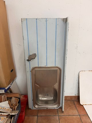 Fregadero industrial inoxidable un seno