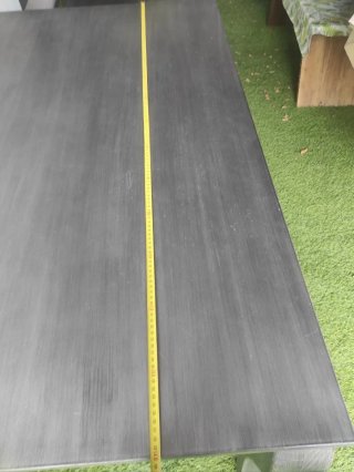 Juego Mesa Centro y Comedor Gris Madera