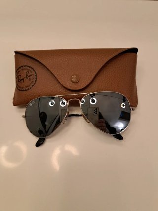 Occhiali Ray-Ban Aviator Large Argento