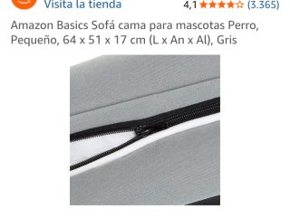 Cama para perros y colchón viscoelástico.