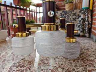 Lámpara de techo madera y metal