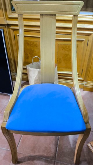 Mesa de comedor extensible de madera