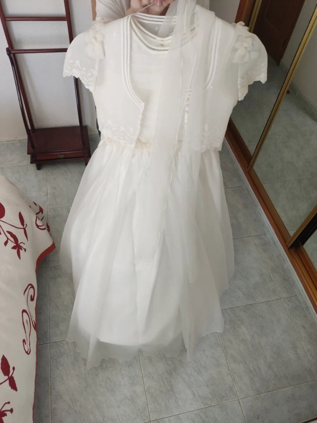 Vestido de Comunión Blanco Talla 11 125cm