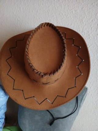 Sombrero Cowboy Marrón.nuevo.no talla grande
