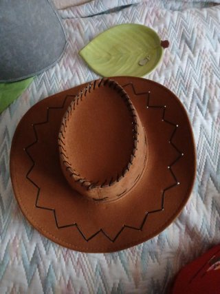 Sombrero Cowboy Marrón.nuevo.no talla grande