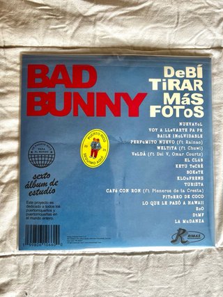 Bad Bunny DTMF Vinil Branco