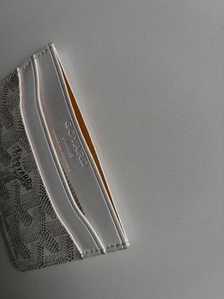 Tarjetero Goyard Blanco