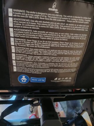 Silla de paseo apta para avión