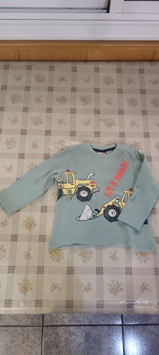 Confezione da 6 magliette a manica lunga per bambini 18-24 mesi