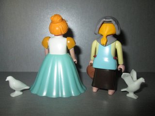 Playmobil Princesa y Campesina con Palomas