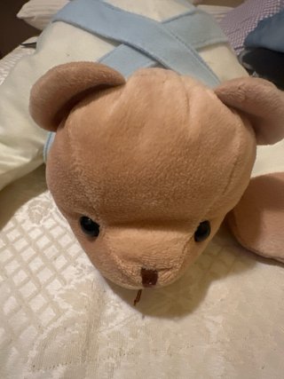 Peluche Tuc Tuc Bebé Azul y Blanco