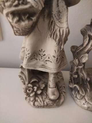 Figuras de escayola niños.