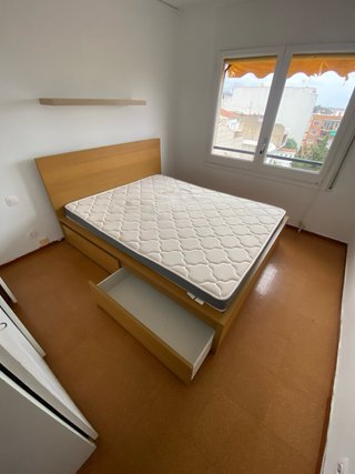 Cama Ikea Malm 160x200 + 4 cajon