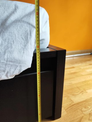 Cama Malm Ikea 90x200cm con 2 cajones