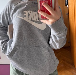 Sudadera Nike Gris con Capucha