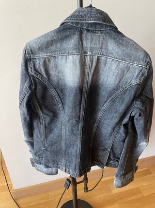 Chaqueta Massimo Dutti Gris Denim