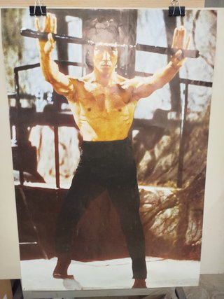 Póster Bruce Lee Operación Dragón