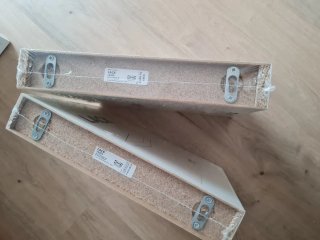 2 Estanterías nuevas Ikea Lack Blancas 30x26cm