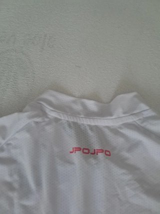 Maillot ciclismo mujer rosa y blanco